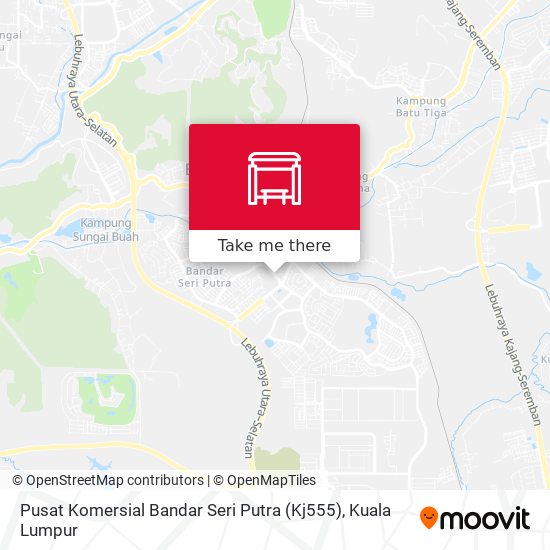 Peta Pusat Komersial Bandar Seri Putra (Kj555)