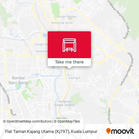 Flat Taman Kajang Utama (Kj797) map