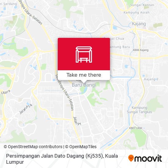 Peta Persimpangan Jalan Dato Dagang (Kj535)