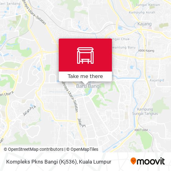 Kompleks Pkns Bangi (Kj536) map