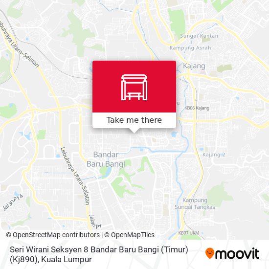 Seri Wirani Seksyen 8 Bandar Baru Bangi (Timur) (Kj890) map