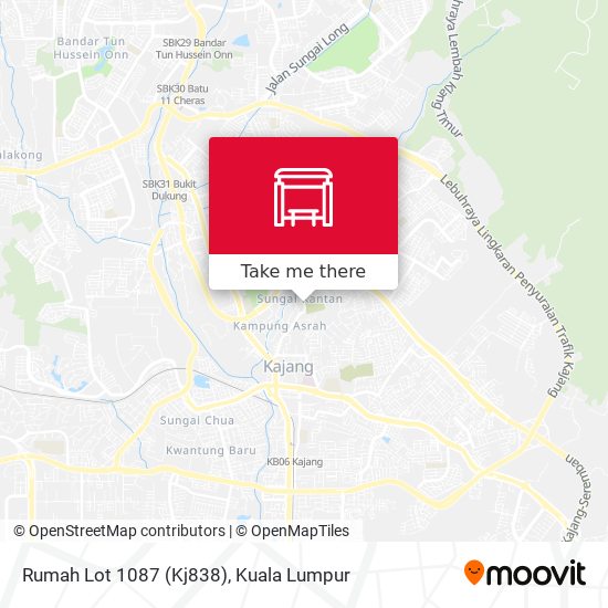 Rumah Lot 1087 (Kj838) map