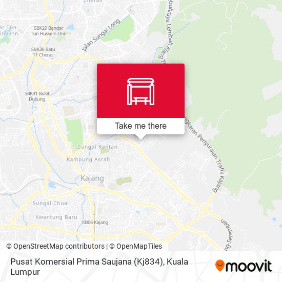 Peta Pusat Komersial Prima Saujana (Kj834)