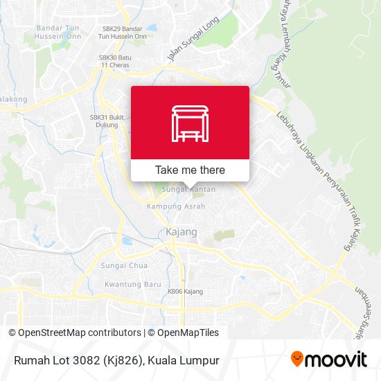 Rumah Lot 3082 (Kj826) map