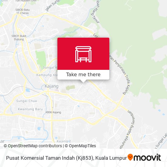 Peta Pusat Komersial Taman Indah (Kj853)