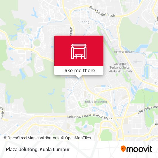 Plaza Jelutong map