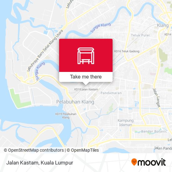 Jalan Kastam map