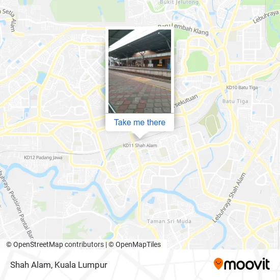 Shah Alam map