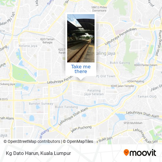 Kg Dato Harun map