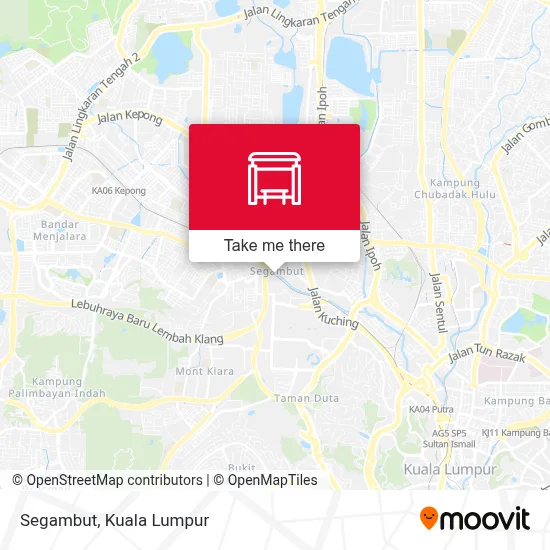 Segambut map