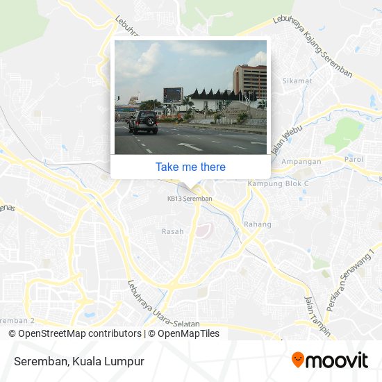 Seremban map