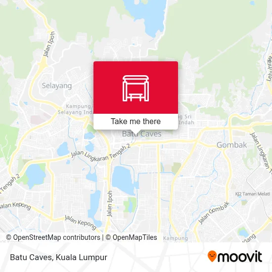 Batu Caves map