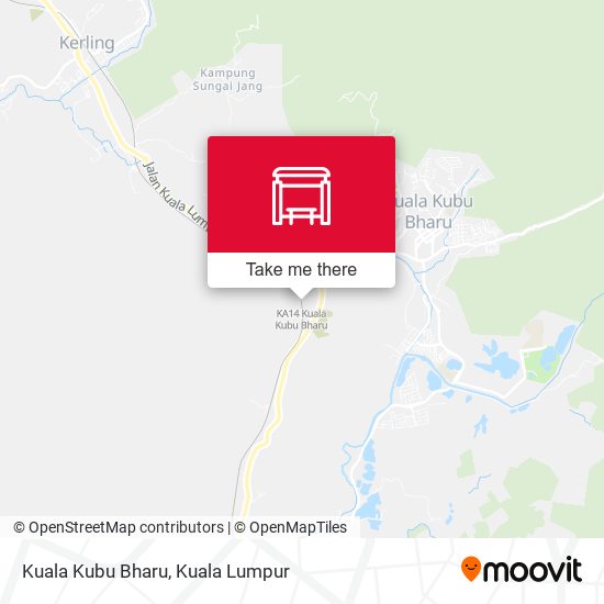 Kuala Kubu Bharu map