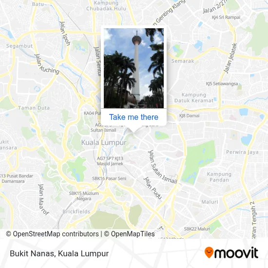 Bukit Nanas map