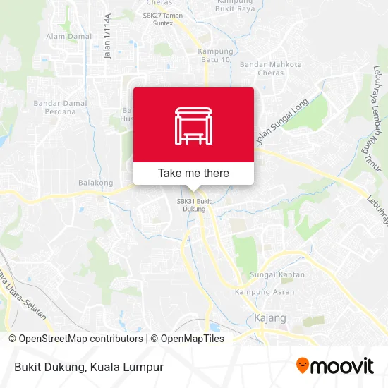 Bukit Dukung map