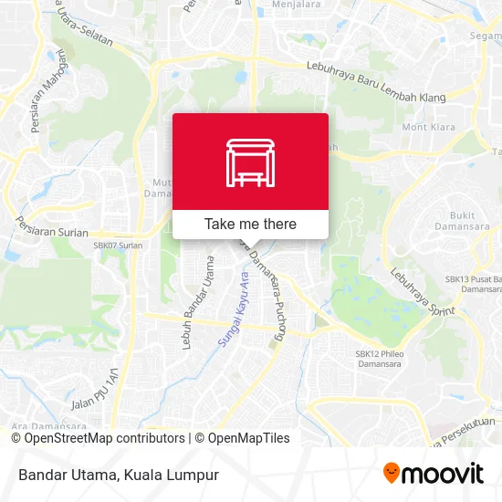 Bandar Utama map