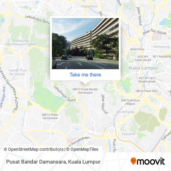Pusat Bandar Damansara map