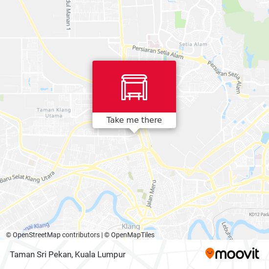 Taman Sri Pekan map