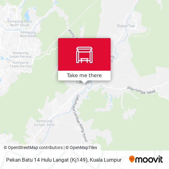 Pekan Batu 14 Hulu Langat (Kj149) map