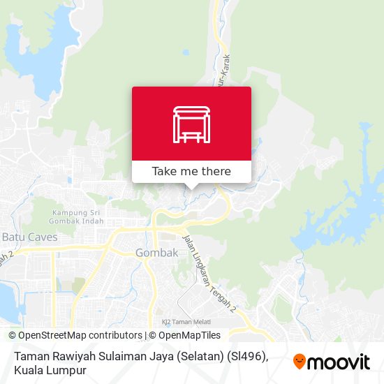 Peta Taman Rawiyah Sulaiman Jaya (Selatan) (Sl496)