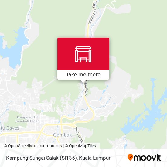 Kampung Sungai Salak (Sl135) map