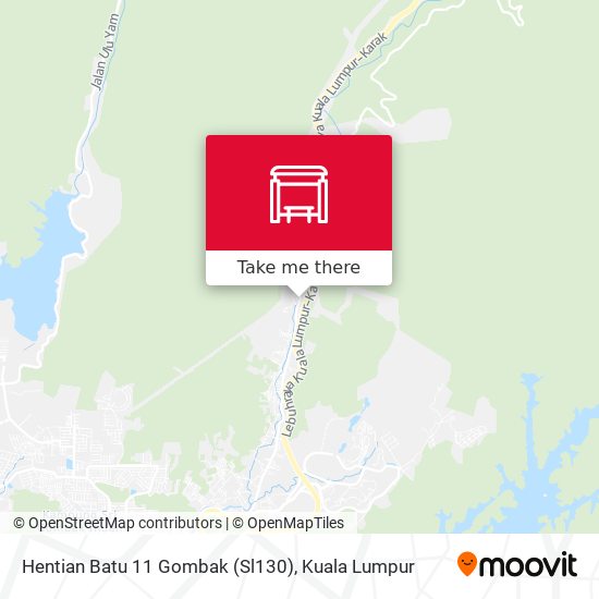 Hentian Batu 11 Gombak (Sl130) map