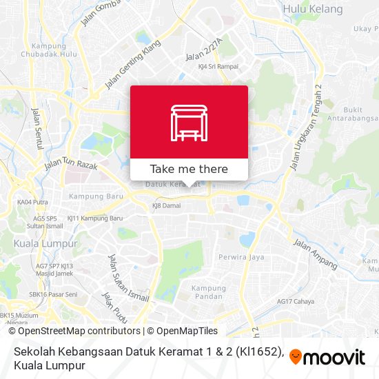 Sekolah Kebangsaan Datuk Keramat 1 & 2 (Kl1652) map