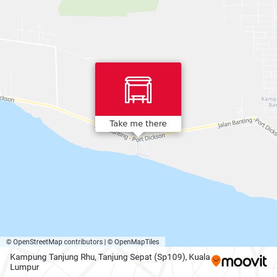 Kampung Tanjung Rhu, Tanjung Sepat (Sp109) map