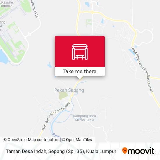 Peta Taman Desa Indah, Sepang (Sp135)
