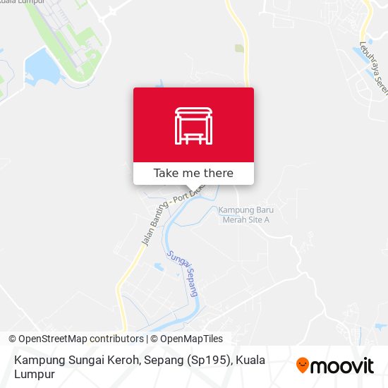 Kampung Sungai Keroh, Sepang (Sp195) map
