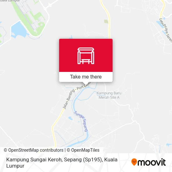 Kampung Sungai Keroh, Sepang (Sp195) map