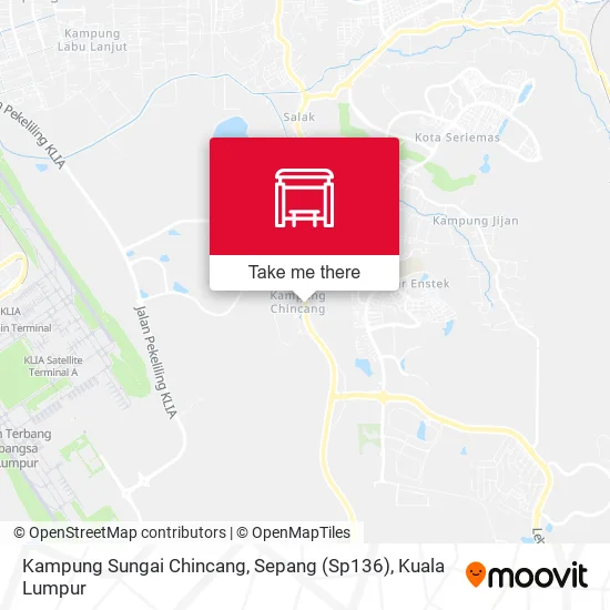 Kampung Sungai Chincang, Sepang (Sp136) map