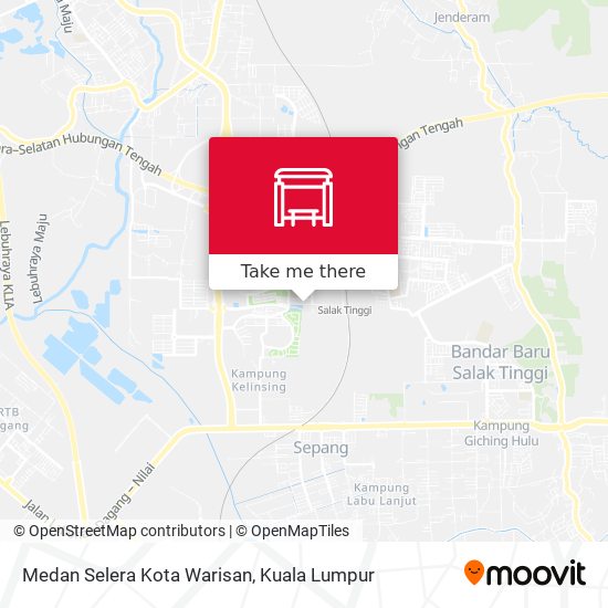 Medan Selera Kota Warisan map