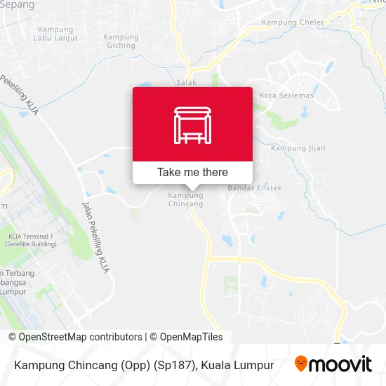 Kampung Chincang (Opp) (Sp187) map