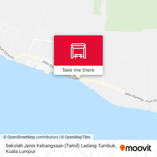 Peta Sekolah Jenis Kebangsaan (Tamil) Ladang Tumbuk