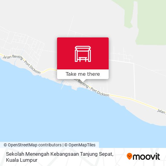 Peta Sekolah Menengah Kebangsaan Tanjung Sepat