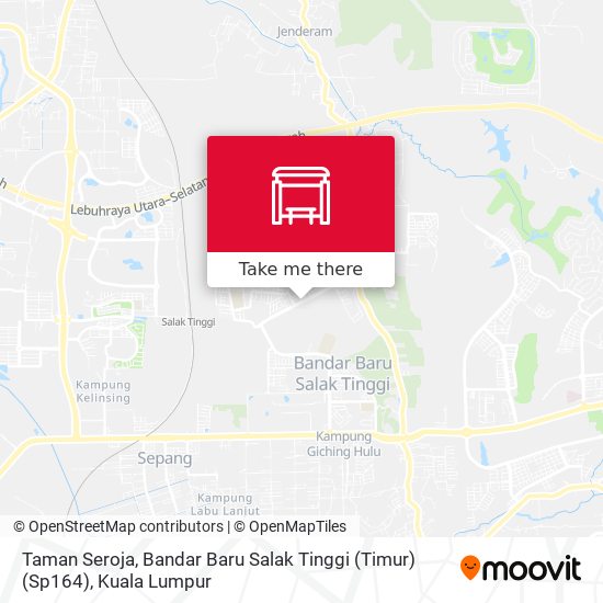 Peta Taman Seroja, Bandar Baru Salak Tinggi (Timur) (Sp164)