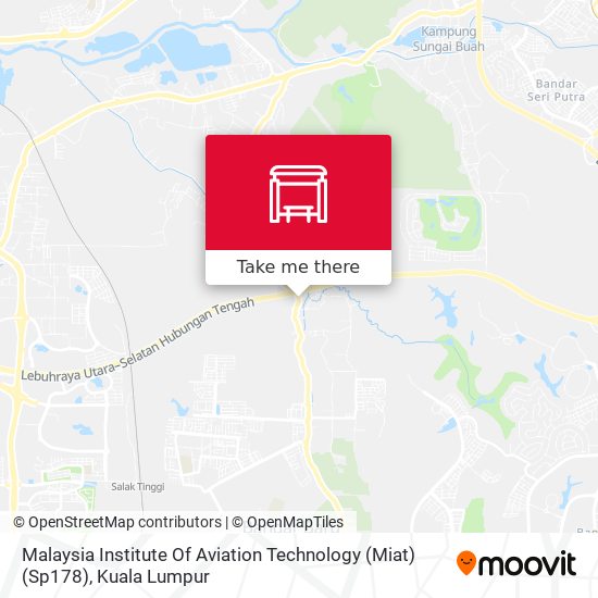 Malaysia Institute Of Aviation Technology (Miat) (Sp178) map