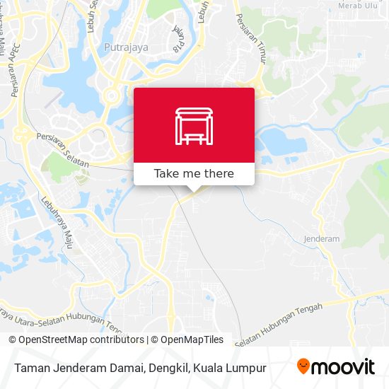 Peta Taman Jenderam Damai, Dengkil