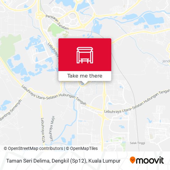 Peta Taman Seri Delima, Dengkil (Sp12)