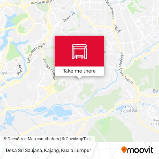 Desa Sri Saujana, Kajang map