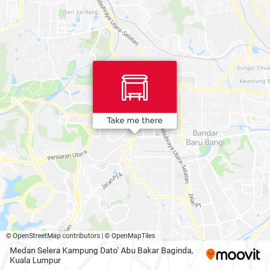 Peta Medan Selera Kampung Dato' Abu Bakar Baginda