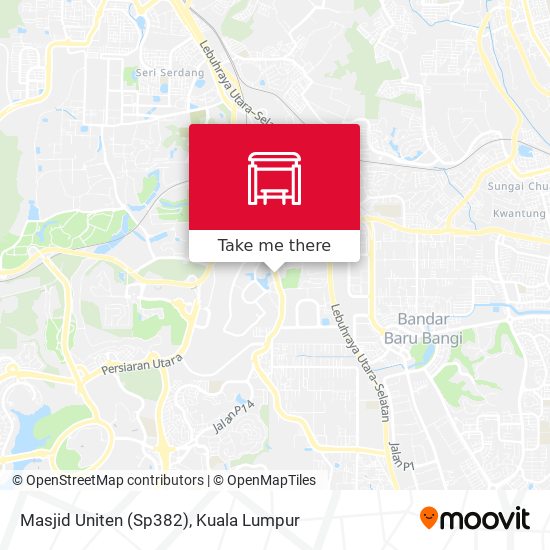 Masjid Uniten (Sp382) map