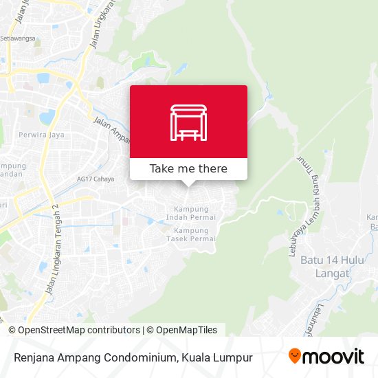 Renjana Ampang Condominium map