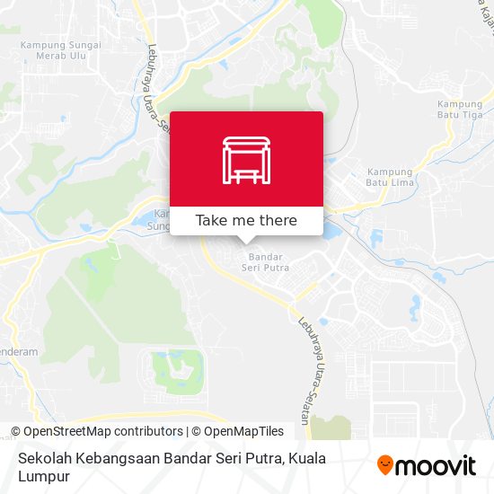 Peta Sekolah Kebangsaan Bandar Seri Putra