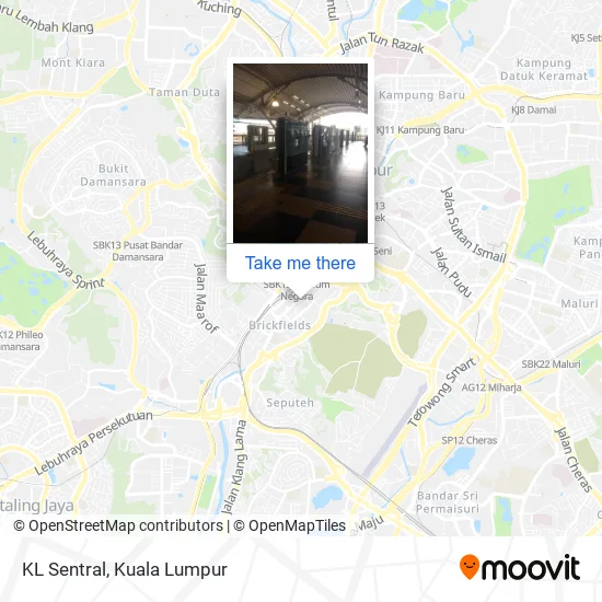 KL Sentral map
