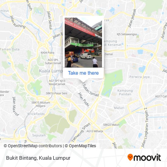 Bukit Bintang map