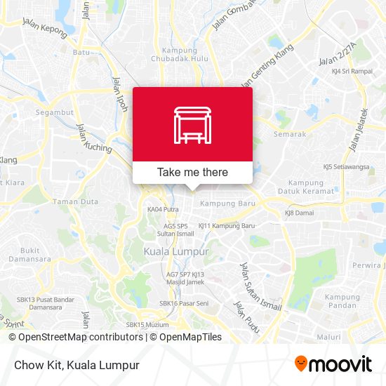Chow Kit map