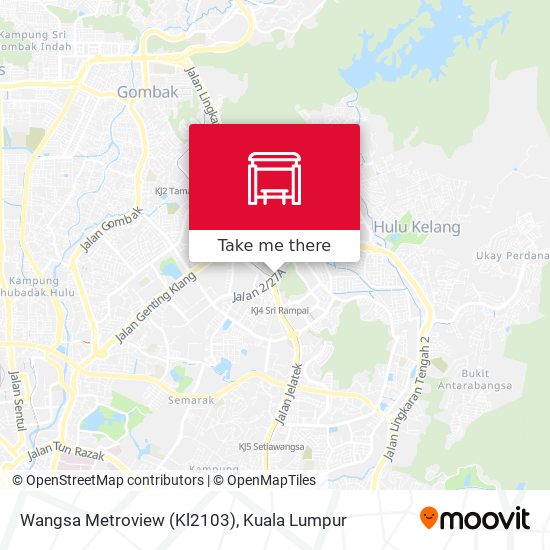 Peta Wangsa Metroview (Kl2103)
