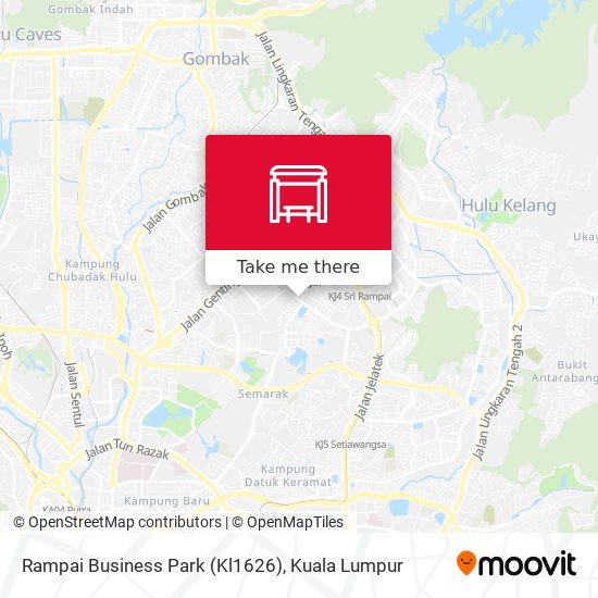 Peta Rampai Business Park (Kl1626)